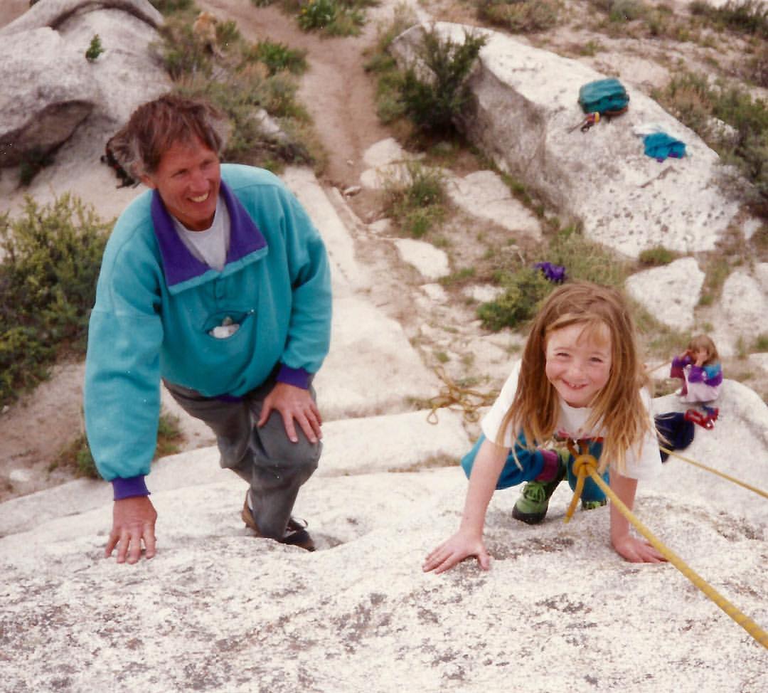 Peter and Alexandra Lev, City of Rocks, 1990. [Photo] Lev family collection