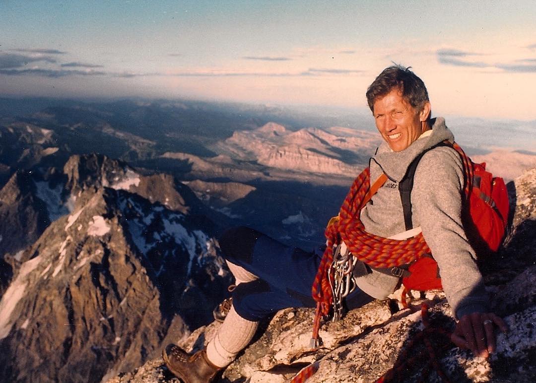 Peter Lev on the Grand Teton, 1983. [Photo] Lev family collection