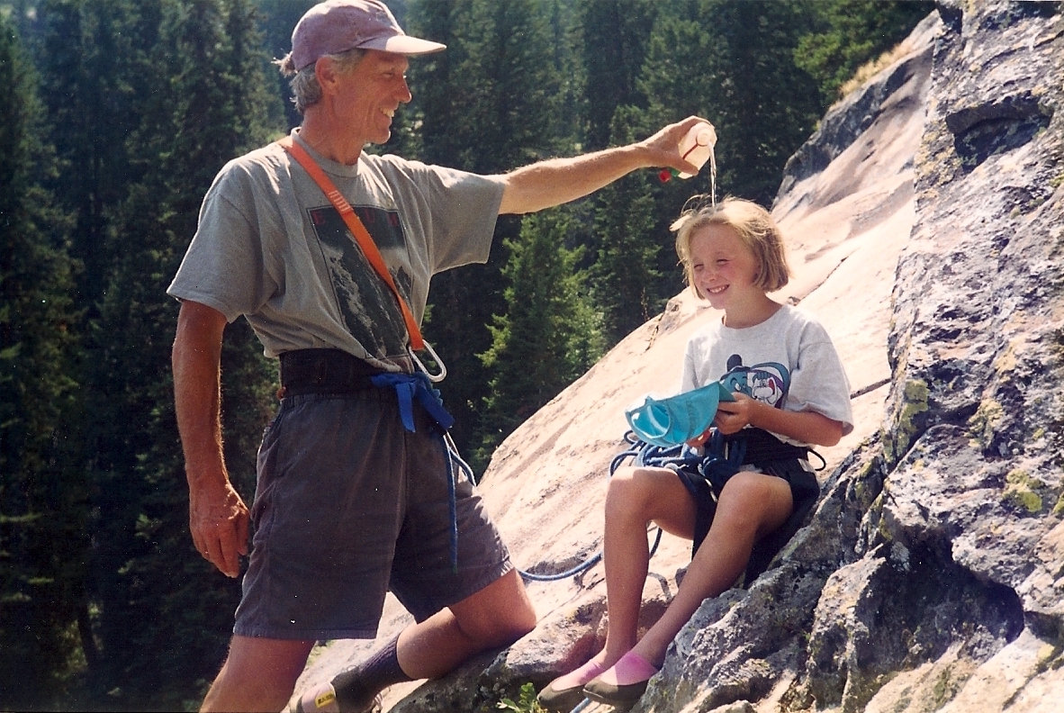 Peter and Alexandra Lev, Tetons, 1994. [Photo] Lev family collection