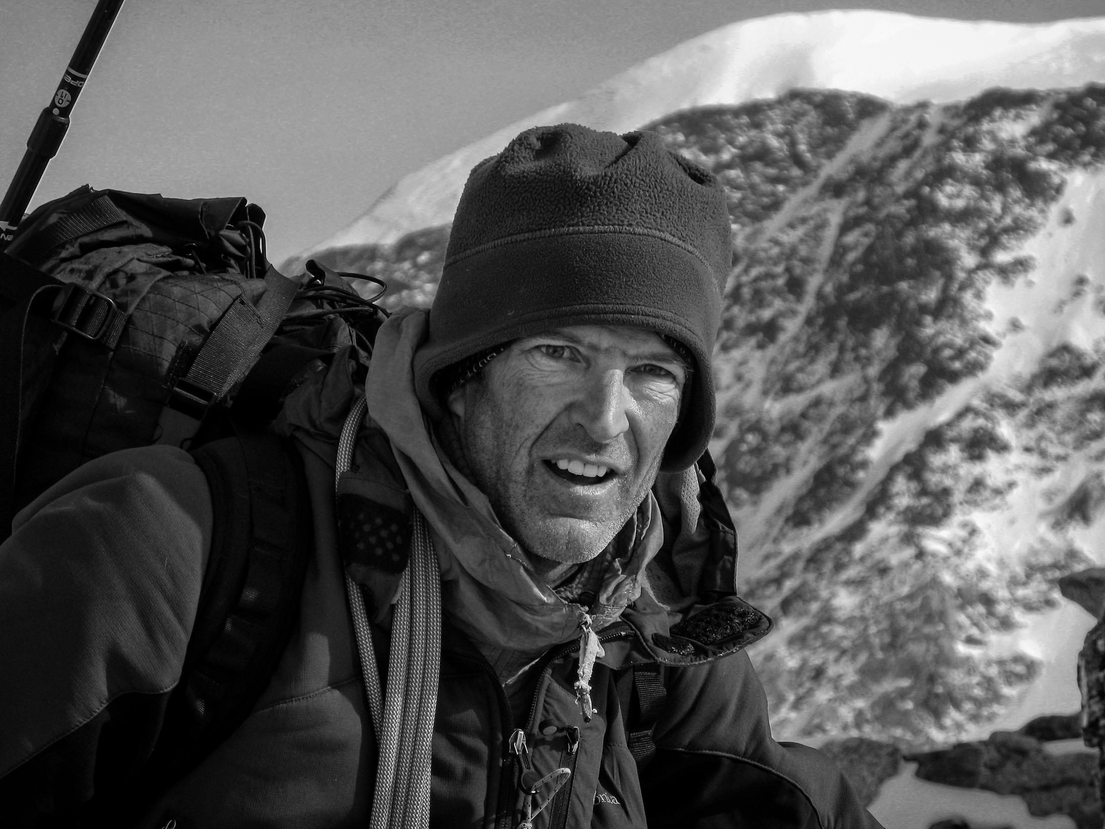 Mark Twight, pictured here on Denali (20,310') in 2009, is receiving the Robert and Miriam Underhill Award [Photo] Courtesy of the American Alpine Club