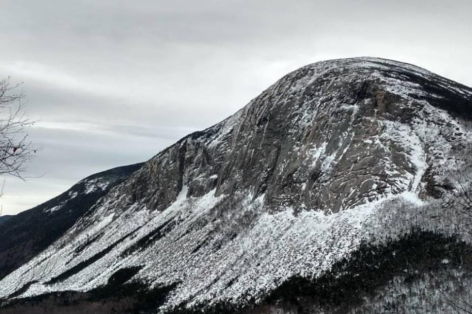 Cannon Cliff in winter. In a crag profile of Cannon Cliff for Alpinist 21, Freddie Wilkinson wrote, Welcome to New England's biggest wall, where 1,000 feet of rivalry, bad weather and exfoliating granite never felt so good. [Photo] Sarah Audsley