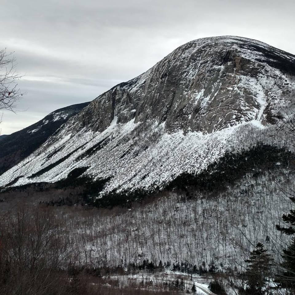 Cannon Cliff in winter. In a crag profile of Cannon Cliff for Alpinist 21, Freddie Wilkinson wrote, Welcome to New England's biggest wall, where 1,000 feet of rivalry, bad weather and exfoliating granite never felt so good. [Photo] Sarah Audsley