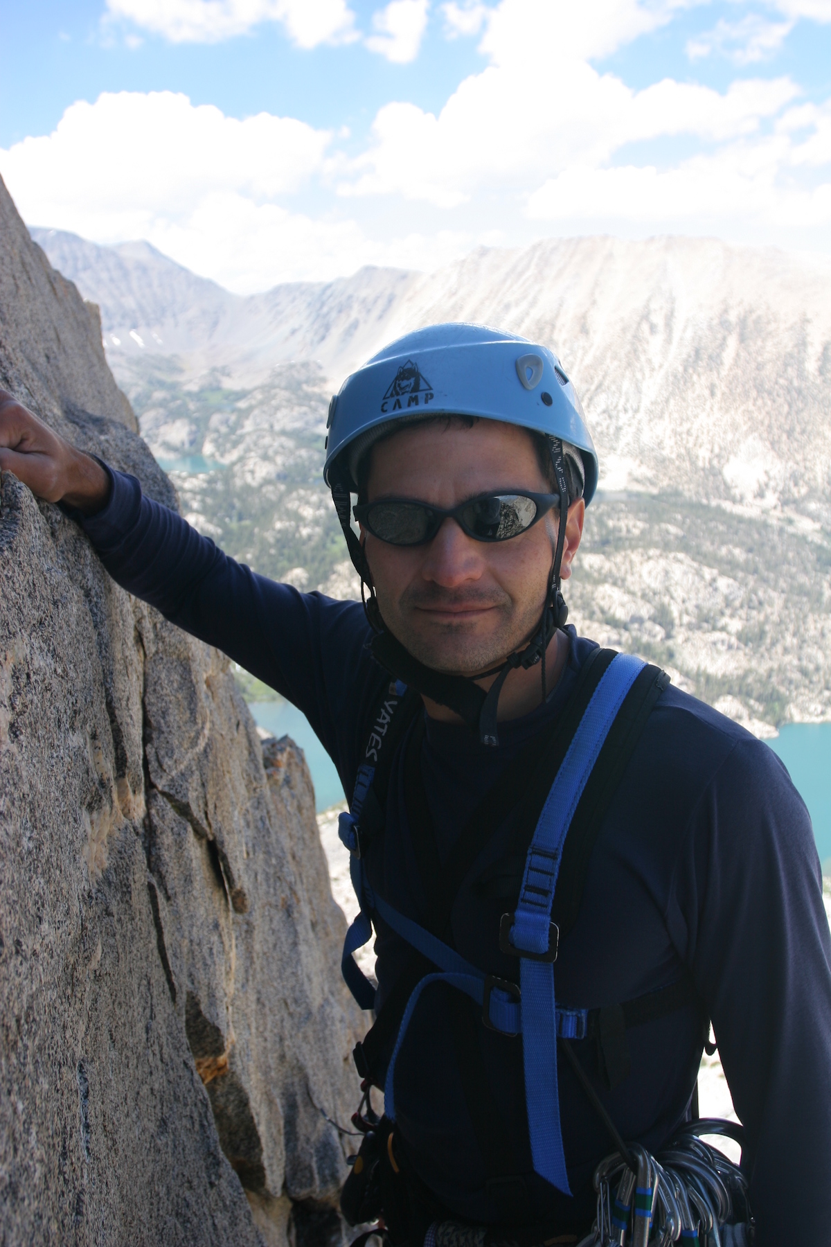 Michael Ybarra climbed extensively in the Sierra Nevada. In June 2012 he passed away during a solo traverse of the Sawtooth Ridge near Bridgeport, Cailfornia. A longtime journalist, he reported on outdoor adventure for The Wall Street Journal, among other publications. For a few of his own stories, see Alpinist 36, 40 and 43. [Photo] Misha Logvinov