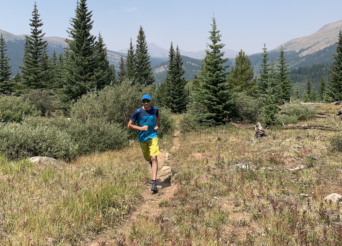 Lewis wears the Flash LL Ions on a trail run in the Mt. Evans Wilderness, Colorado. [Photo] Catherine Houston