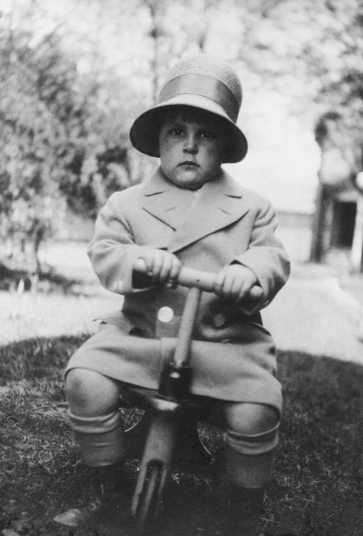 Hawley as a toddler. [Photo] Courtesy of the Michael and Meg Leonard collection