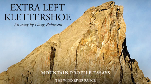 Extra Left Klettershoe - By Doug Robinson