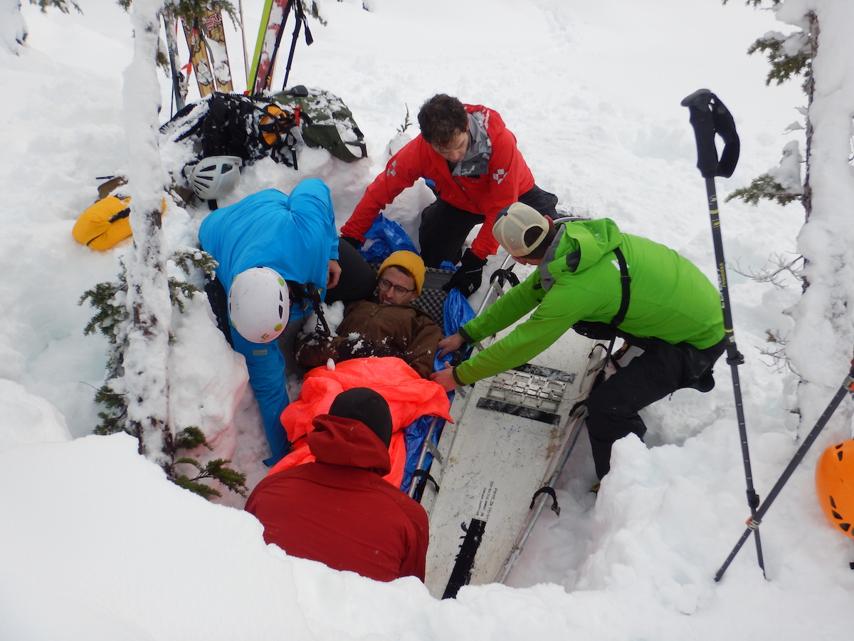 SMR crew members practice a rescue. [Photo] Bree Loewen Collection