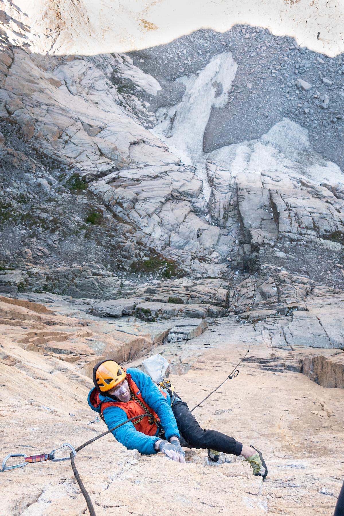 Miller toprope soloing on Gamblers Fallacy. [Photo] Chris Weidner
