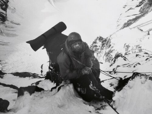 Geof Childs is receiving the H. Adams Carter Literary Award at the American Alpine Club's annual benefit dinner on March 14. The in-person gathering was canceled because of concerns about the Coronavirus pandemic, and the event will be livestreamed online instead. [Photo] Geof Childs collection