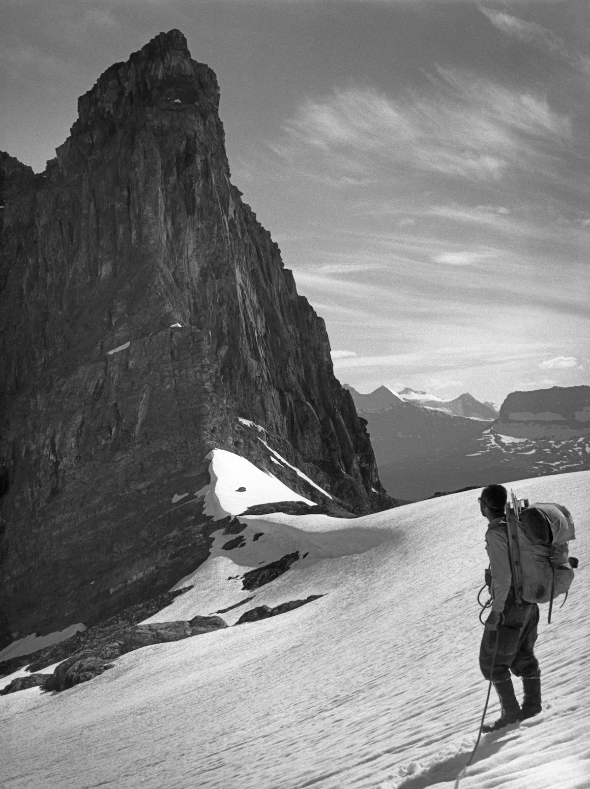 George Whitmore in the Canadian Rockies, 1962. [Photo] Ed Cooper