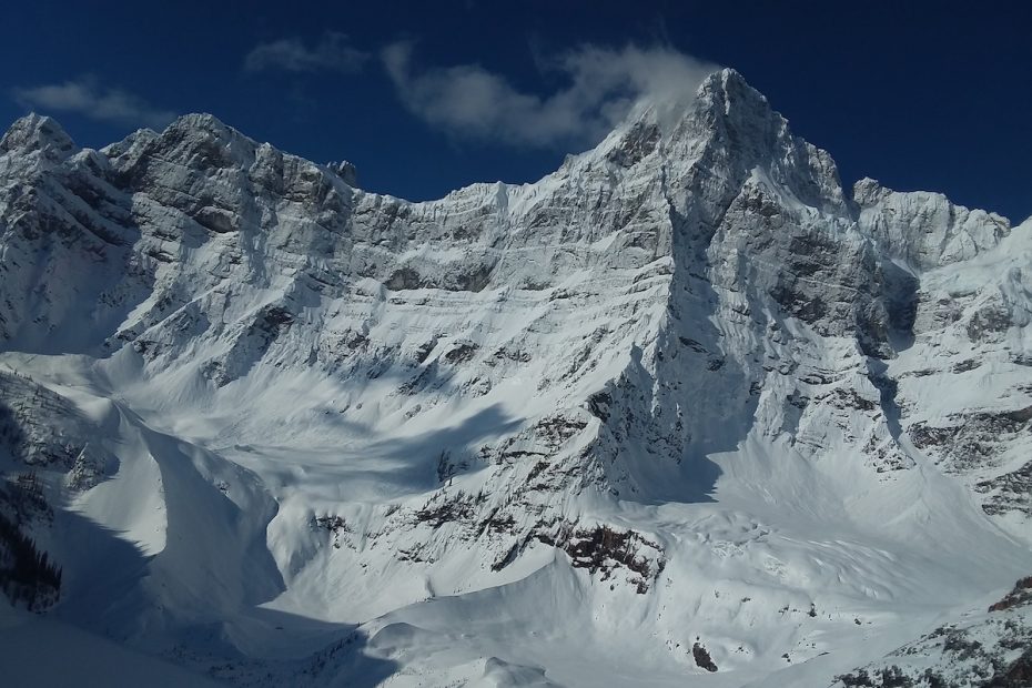 The east face of Howse Peak, Icefields Parkway, Alberta, Canada. [Photo] Courtesy of Parks Canada