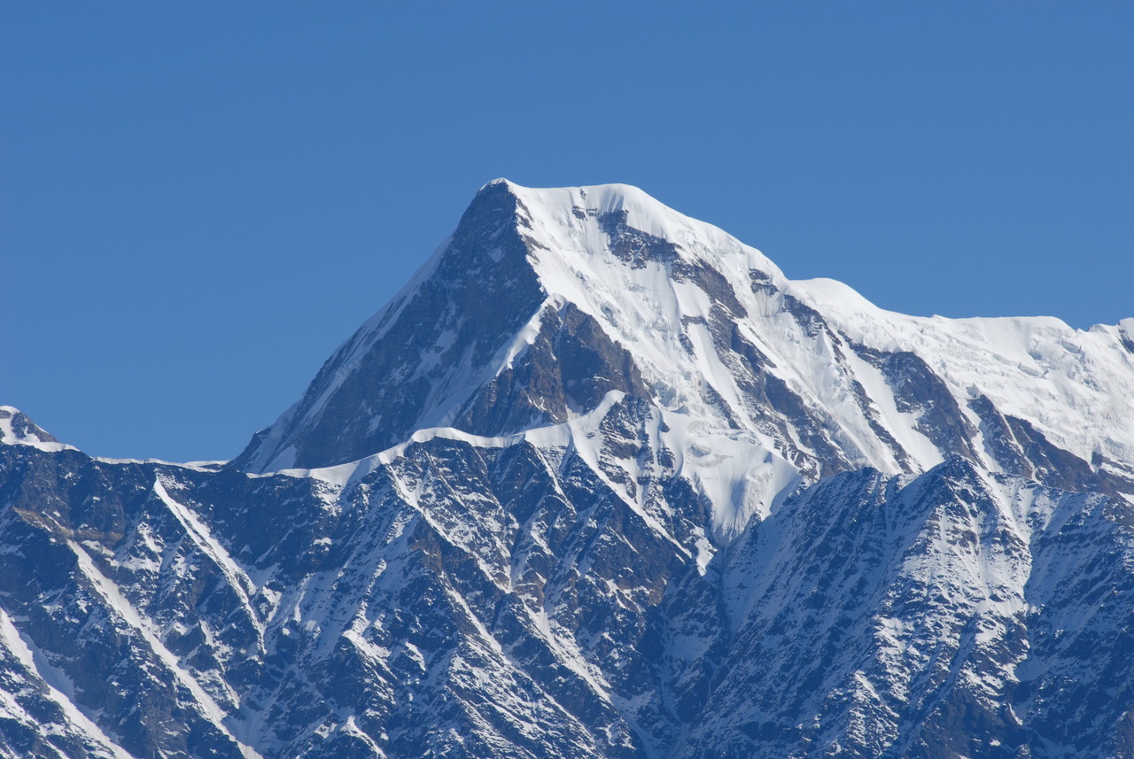 Rudugaira Peak (5819m) is one of the mountains being promoted with lower permit fees this year by the Indian Mountaineering Foundation. [Photo] Courtesy of the Indian Mountaineering Foundation