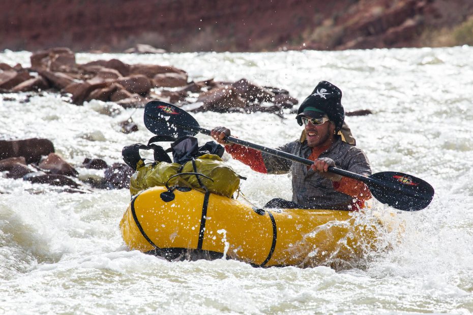 Kyle Dempster in his elements. [Photo] Andrew Burr