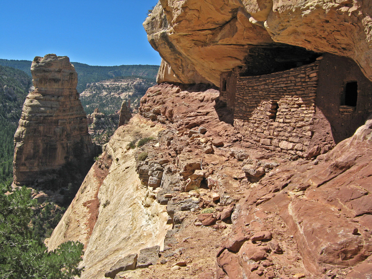 A cliff dwelling on Forest Service land that is no longer included in Bears Ears National Monument [Photo] Courtesy of Bears Ears Inter-Tribal Coalition