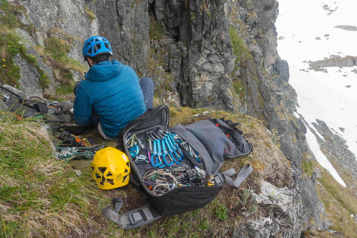 The Mystery Ranch Tower 47 is a top-loading pack that features splay-open access, with pockets and gear loops to keep things organized. [Photo] Clint Helander