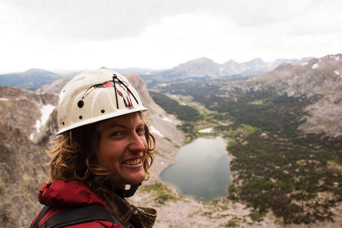 Niels about to dodge some lightning in the Wind River Range, Wyoming. [Photo] Gareth Llewellin