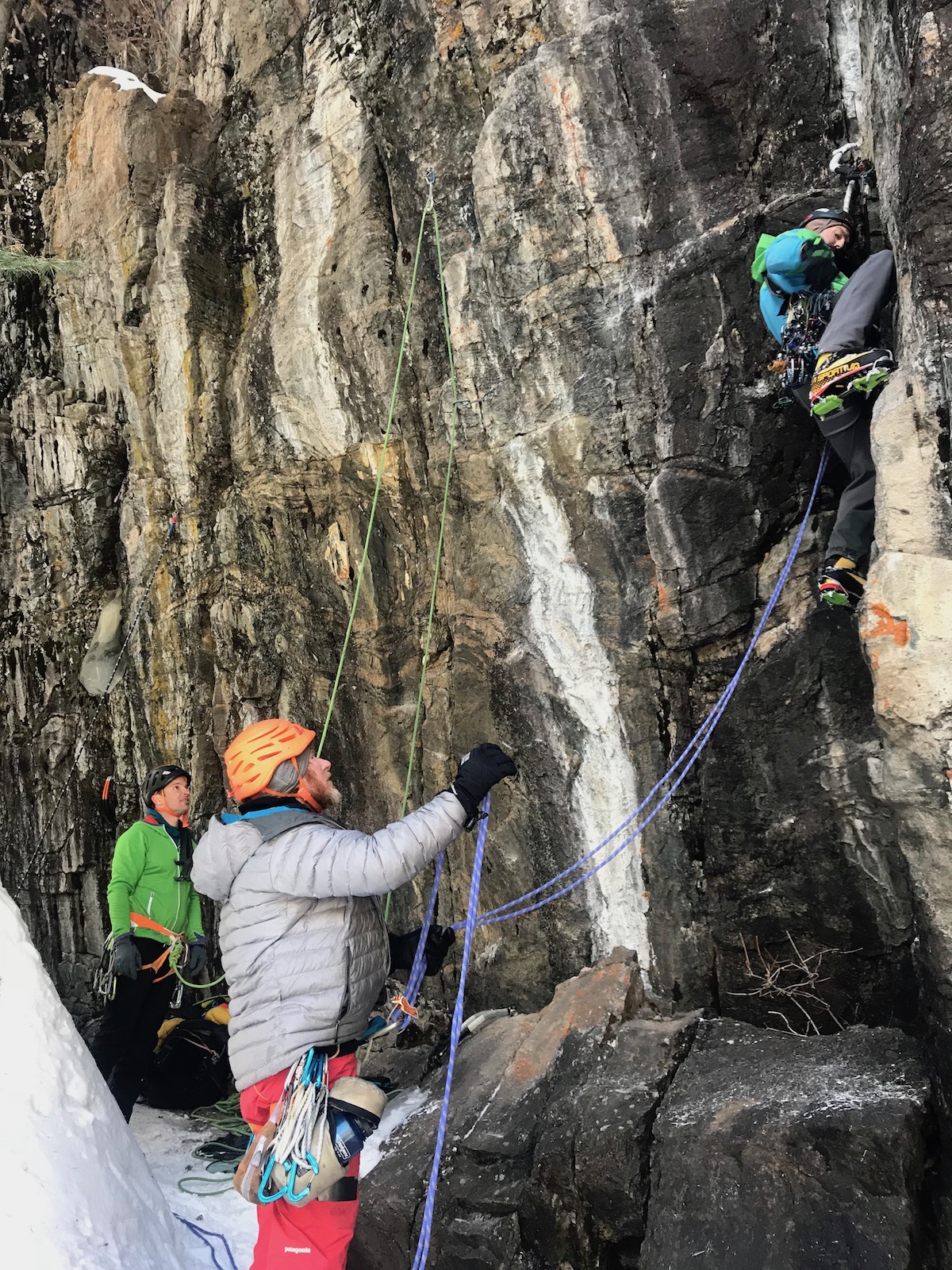 Cragging with a crew in RMNP.  The Cragsmith was perfect for outings like this. [Photo] Chris Van Leuven collection