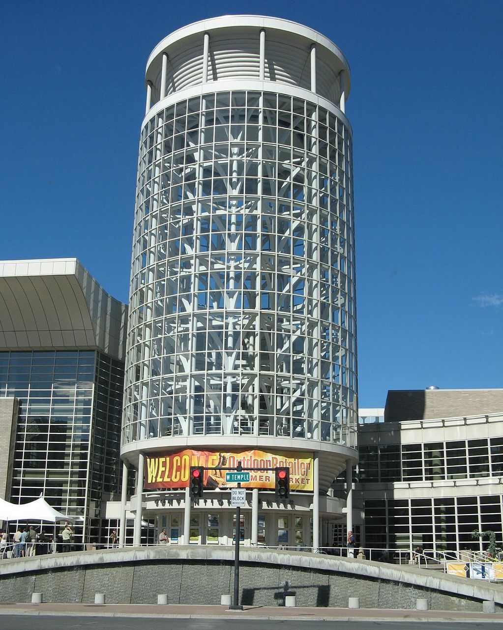 The Salt Palace Convention Center in Salt Lake City, Utah, hosts the Outdoor Retailer. [Photo] hakkun, Wikimedia