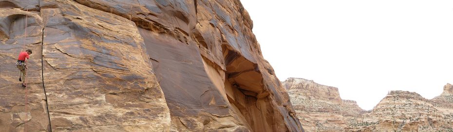 A climber rappels in Utah's San Rafael Swell, one of many areas across the country that will soon have wilderness designations if President Donald Trump signs the Natural Resources Management Act, which was passed by Congress on February 26. [Photo] John Easterling