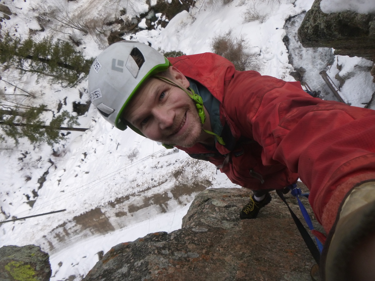 The author was pleased with the TX2s after two days of rope soloing in Glenwood Canyon, Colorado. [Photo] Derek Franz