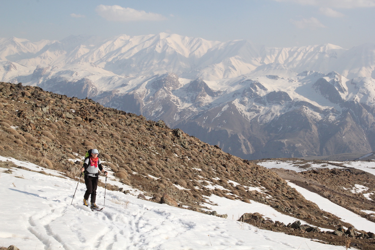 On a winter ascent of Damavand (5610m), the highest peak in Iran. [Photo] Shirin Shabestari collection