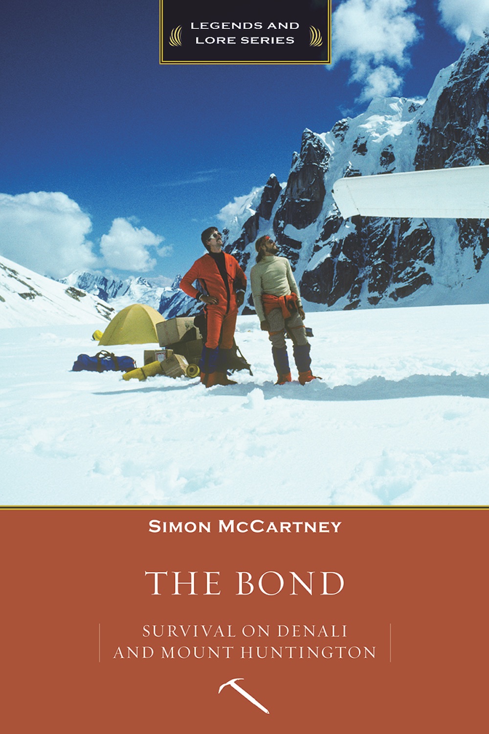 The Bond: Survival of Denali and Mount Huntington, by Simon McCartney. [Photo] Courtesy of Mountaineers Books